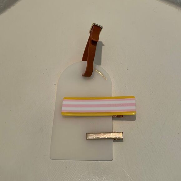 Zimmermann Hair Clip & Hang Tag Accessory Bundle Luxury Preppy NEW main image 6